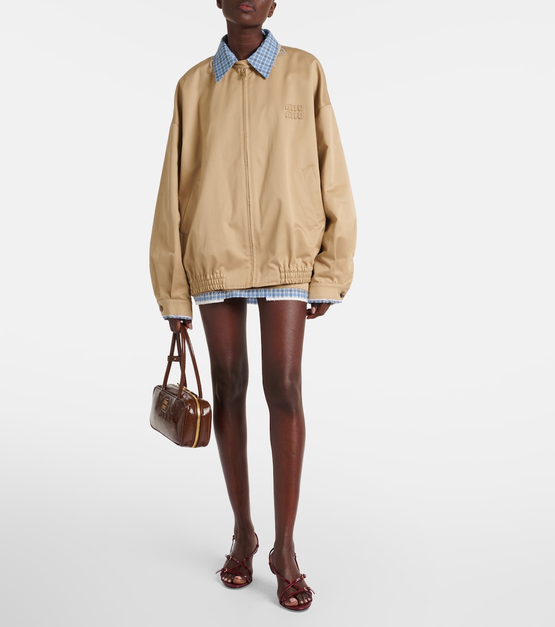 Sandali 55 in vernice | Miu Miu