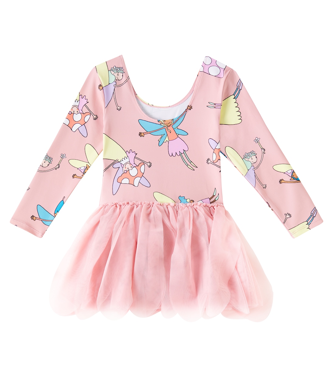 프린트 튤 저지 드레스 | Stella McCartney Kids