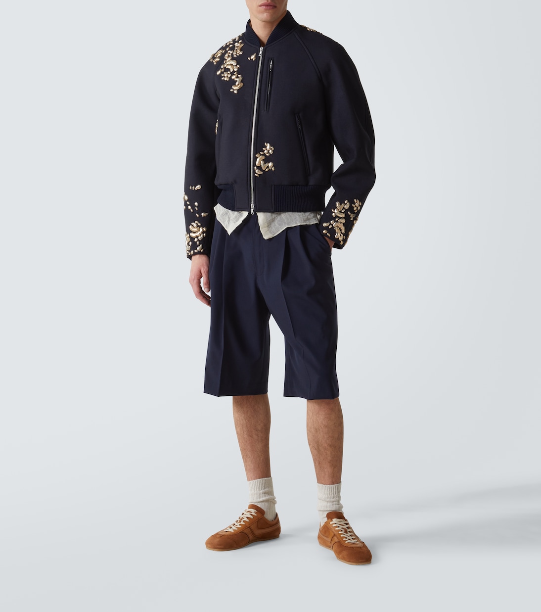 Sneakers in suede | Dries Van Noten