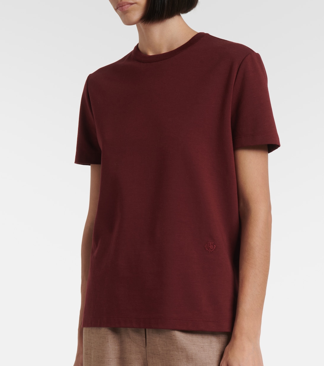 T-shirt in jersey di cotone | Loro Piana