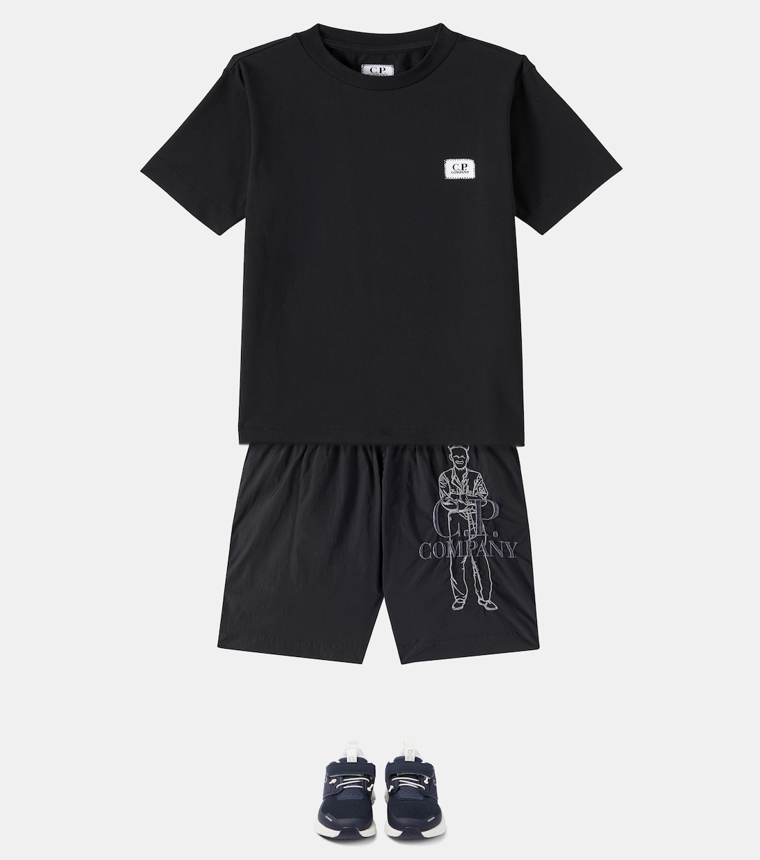 Camiseta de algodón con logo | C.P. Company Kids