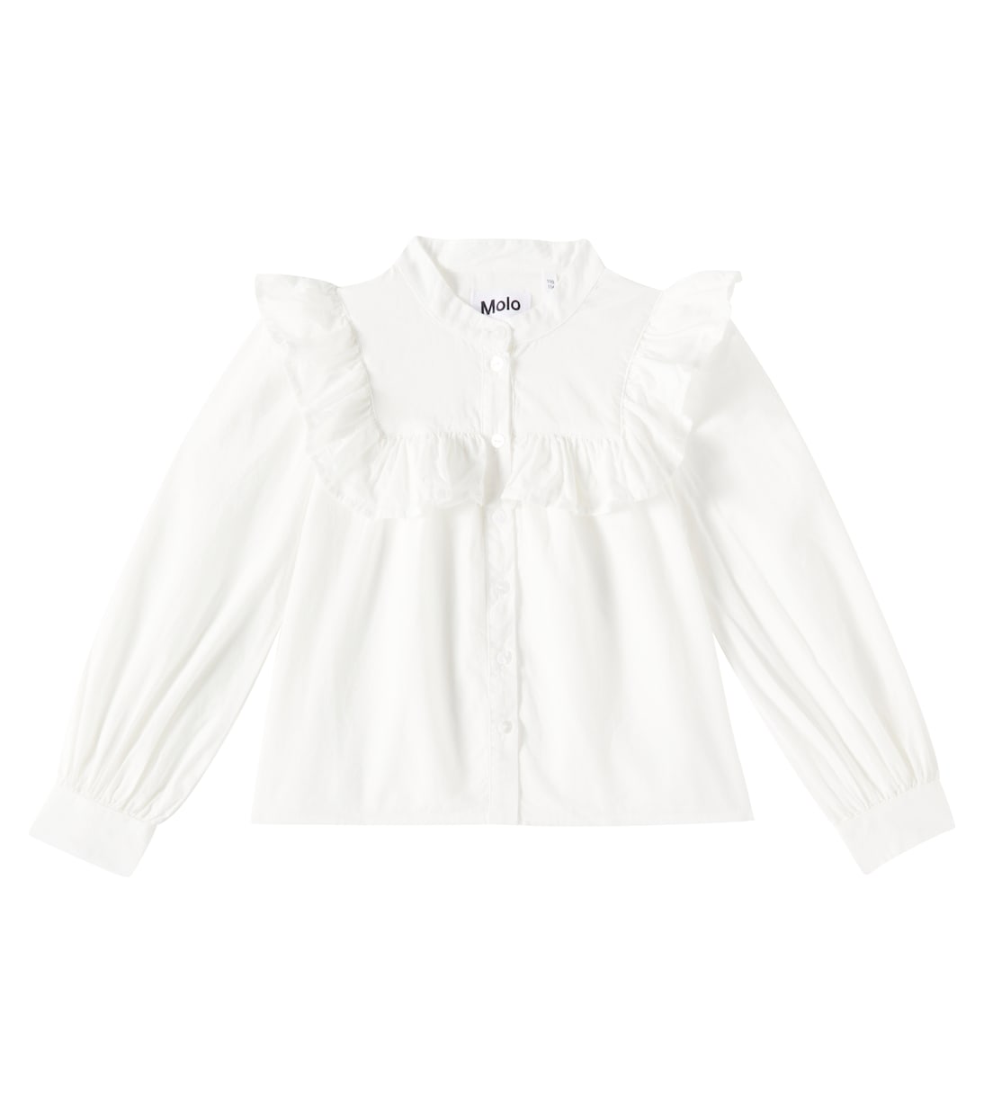 Camicia Rozetta in cotone con volant | Molo