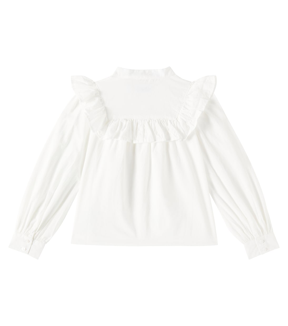 Camicia Rozetta in cotone con volant | Molo