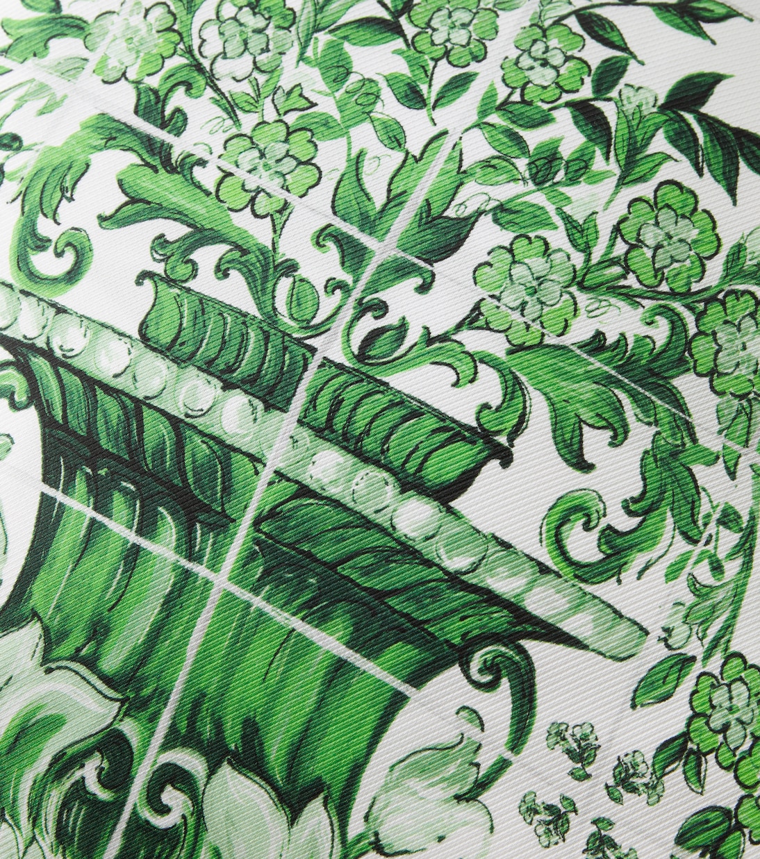 Cuscino piccolo in twill di seta con stampa | Dolce&Gabbana Casa