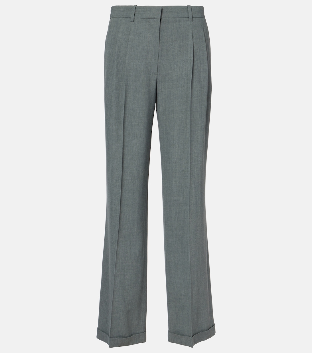 Everhart wool-blend gabardine straight pants | The Row