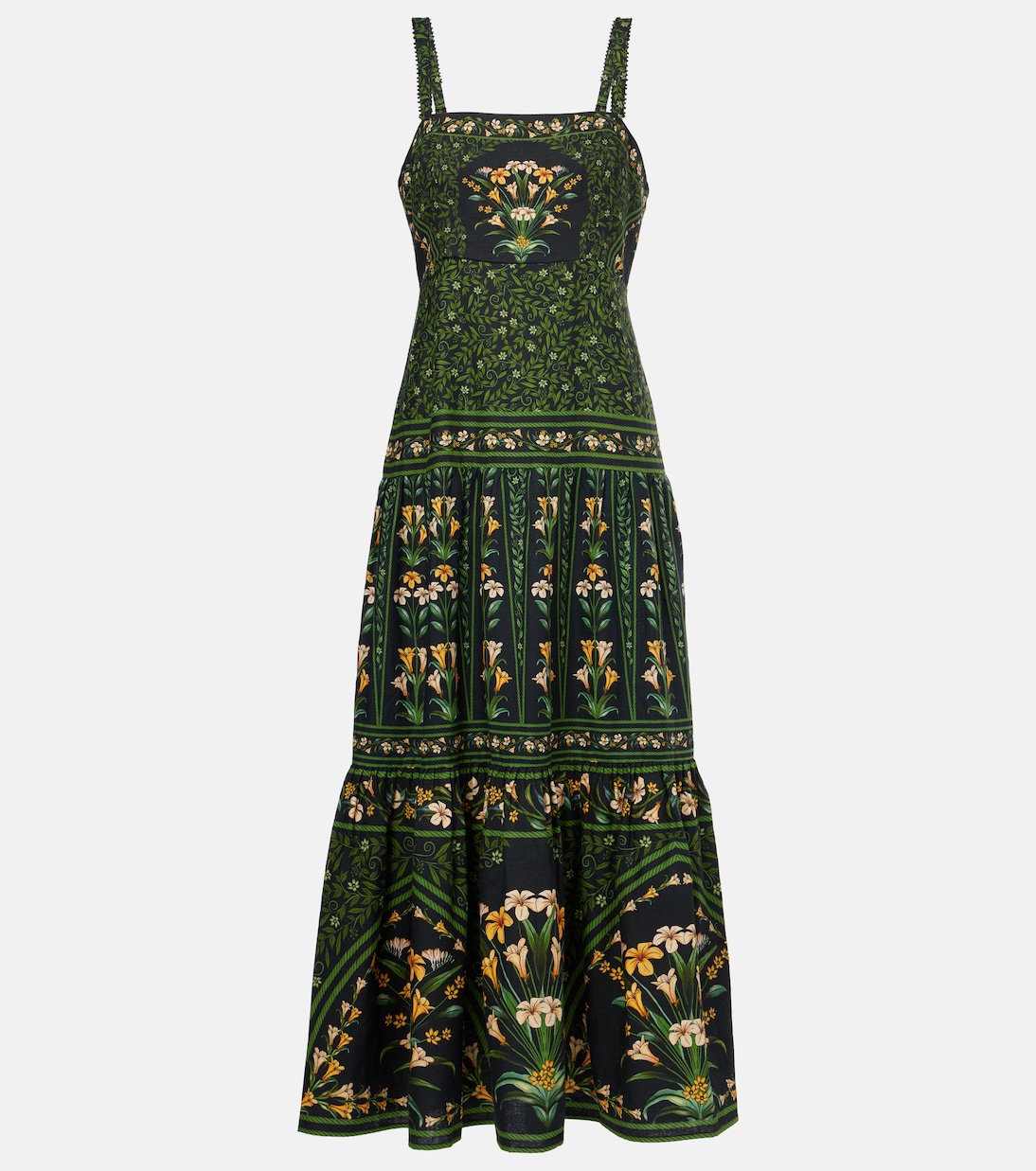 Robe longue Flowers Arch en coton | Farm Rio