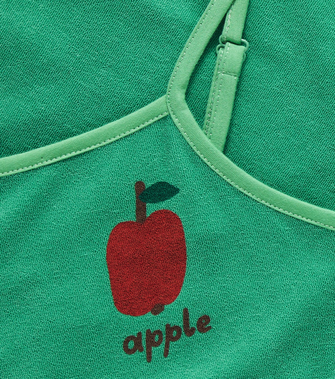 Apple cotton-blend playsuit | Jellymallow