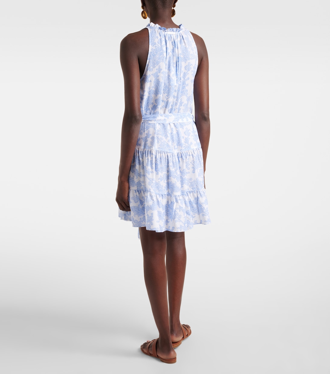 Vestido corto paisley a capas | Heidi Klein