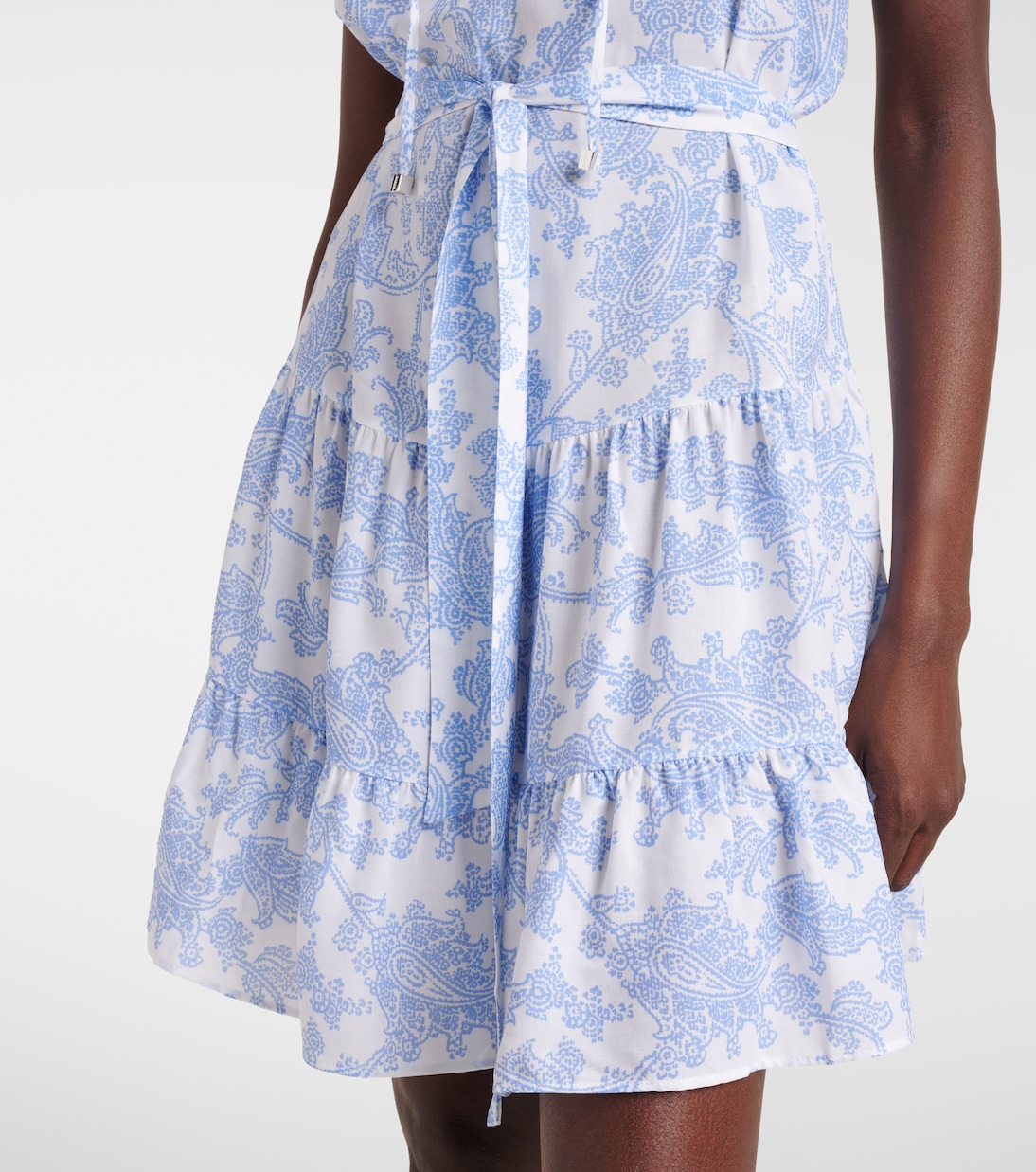 Vestido corto paisley a capas | Heidi Klein