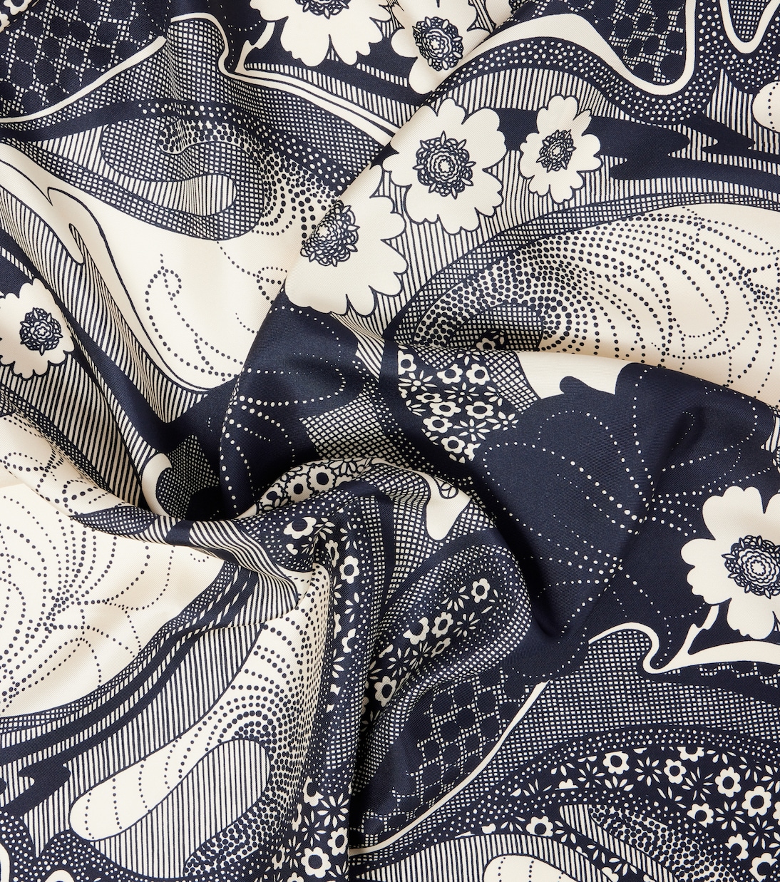Foulard Mickey in seta con stampa | Alémais