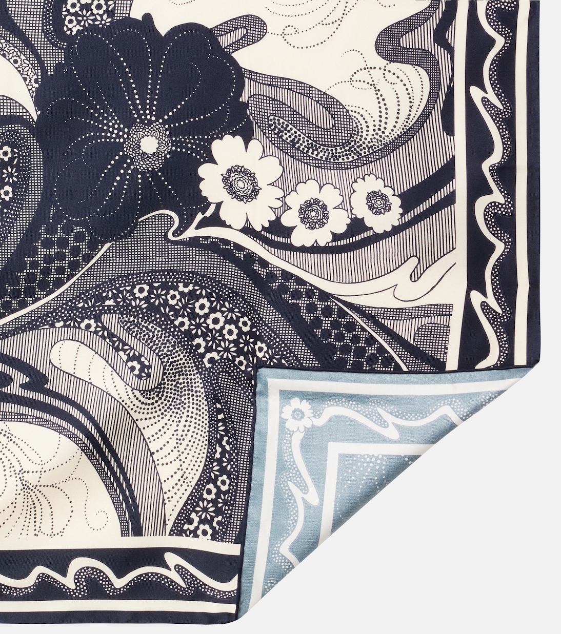 Foulard Mickey in seta con stampa | Alémais