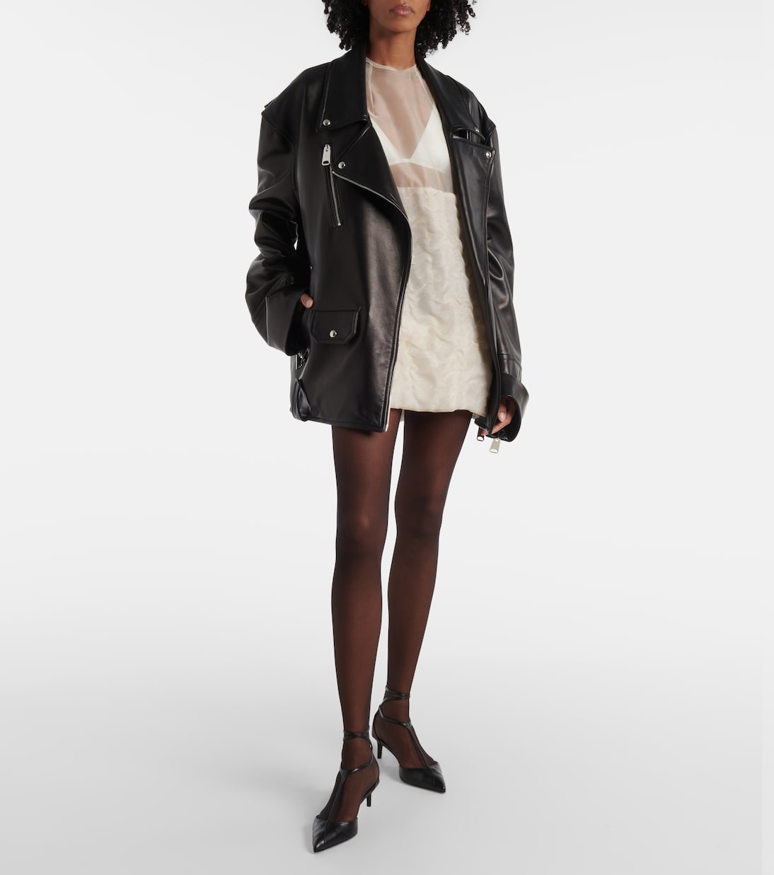 Veste Hansel en cuir | Khaite