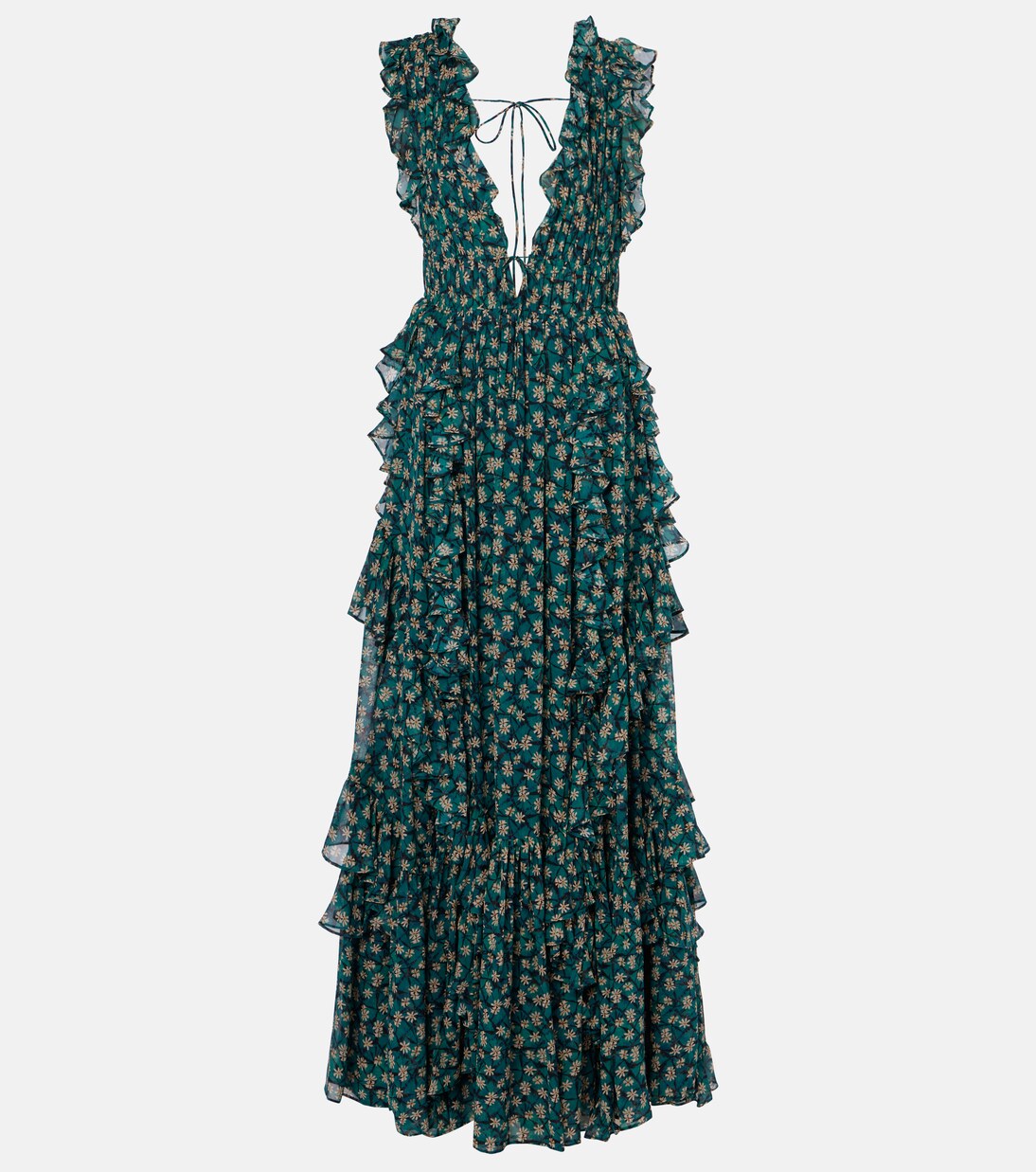 Abito lungo Florella in georgette | Ulla Johnson