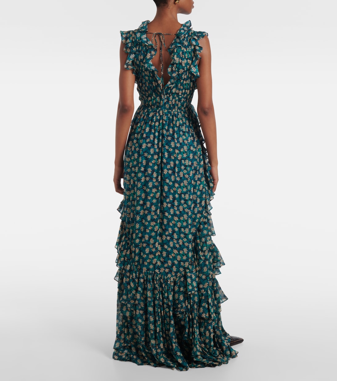 Abito lungo Florella in georgette | Ulla Johnson