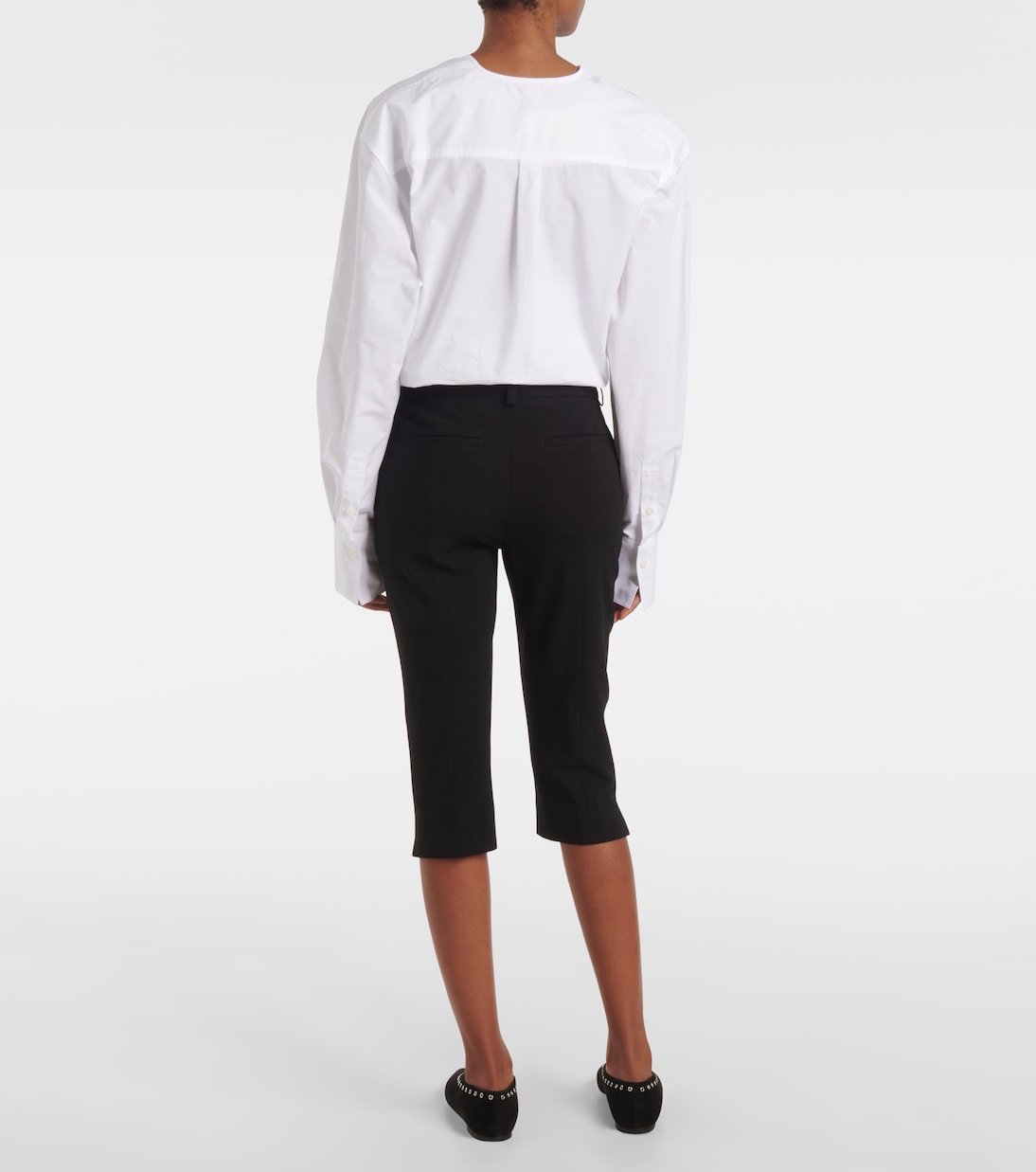 Wool-blend capri pants | Toteme