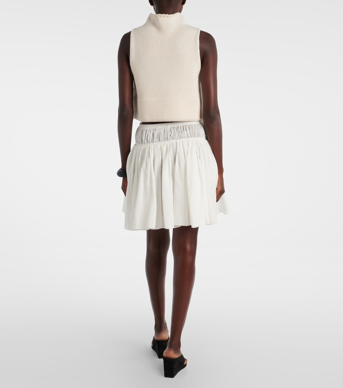 Crop top en mezcla de algodón | Alaïa