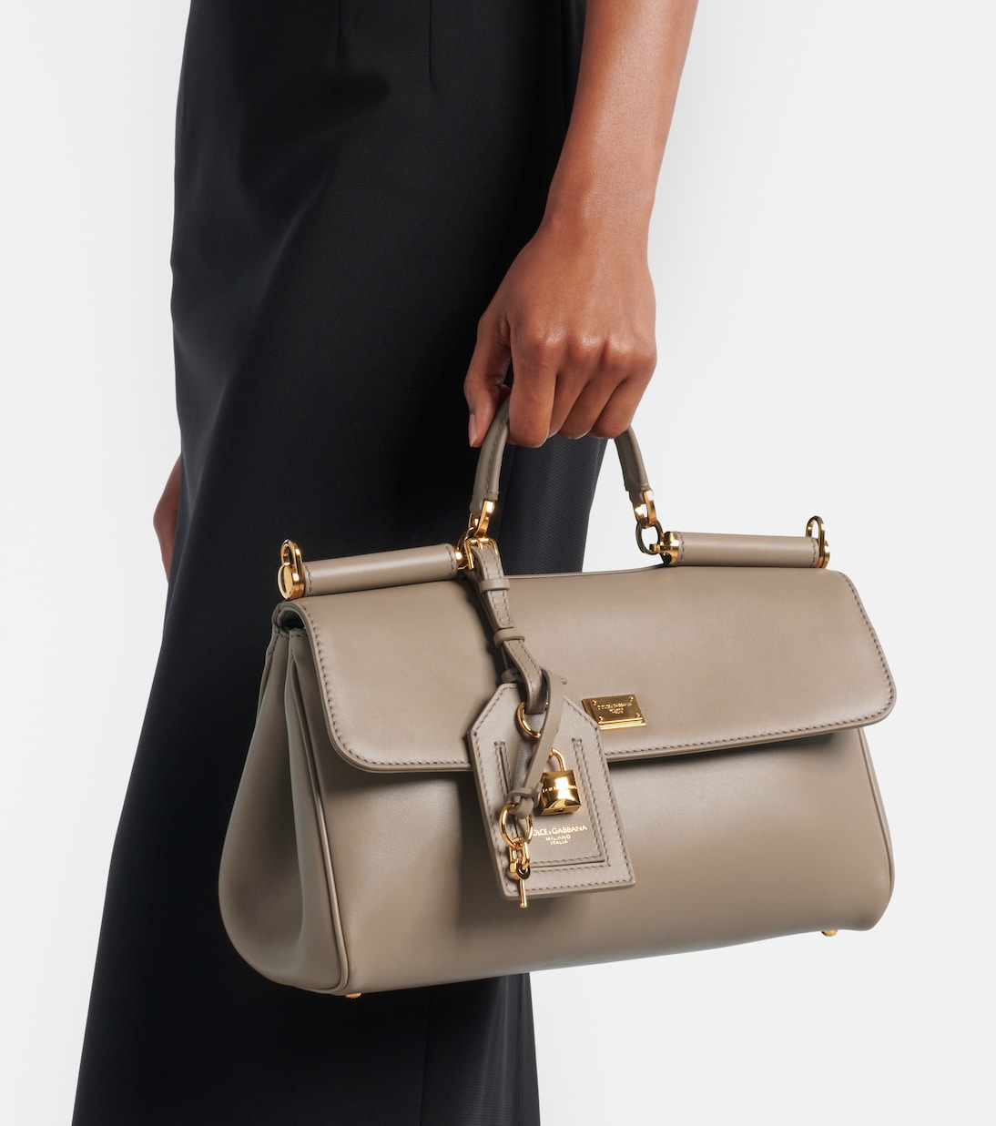 Tote Sicily Small aus Leder | Dolce&Gabbana