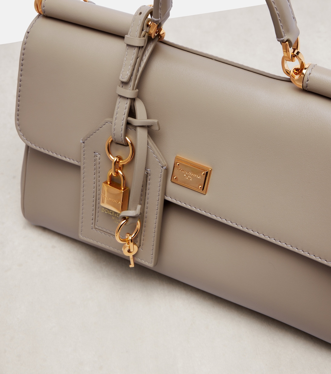 Tote Sicily Small aus Leder | Dolce&Gabbana