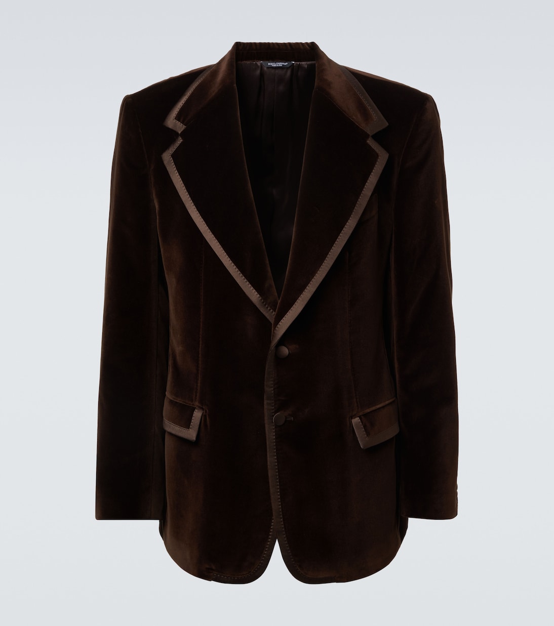 Cotton and silk velvet blazer | Dolce&Gabbana