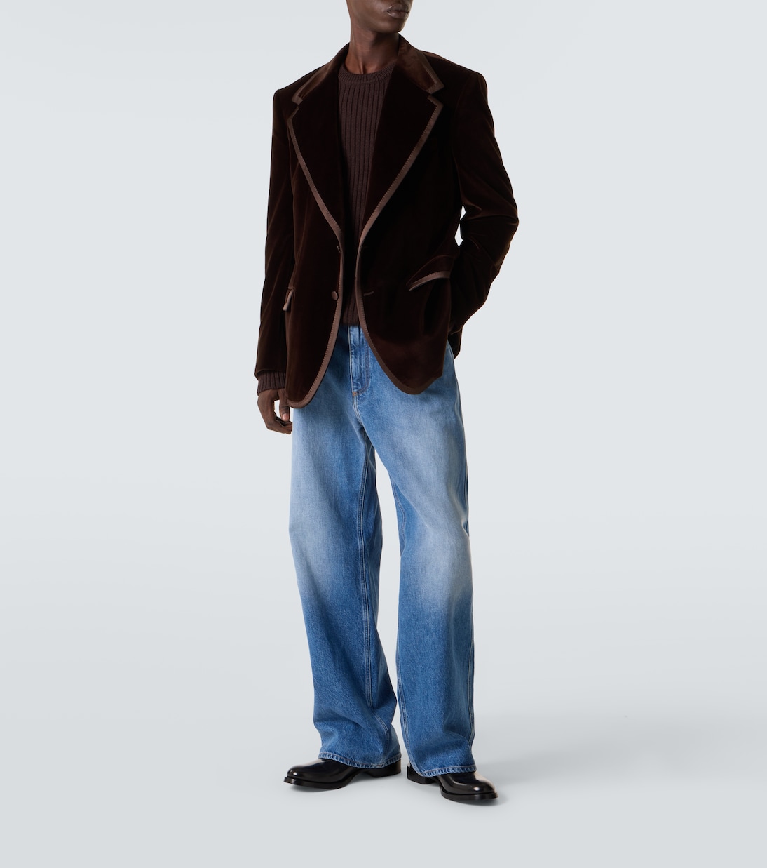 Cotton and silk velvet blazer | Dolce&Gabbana