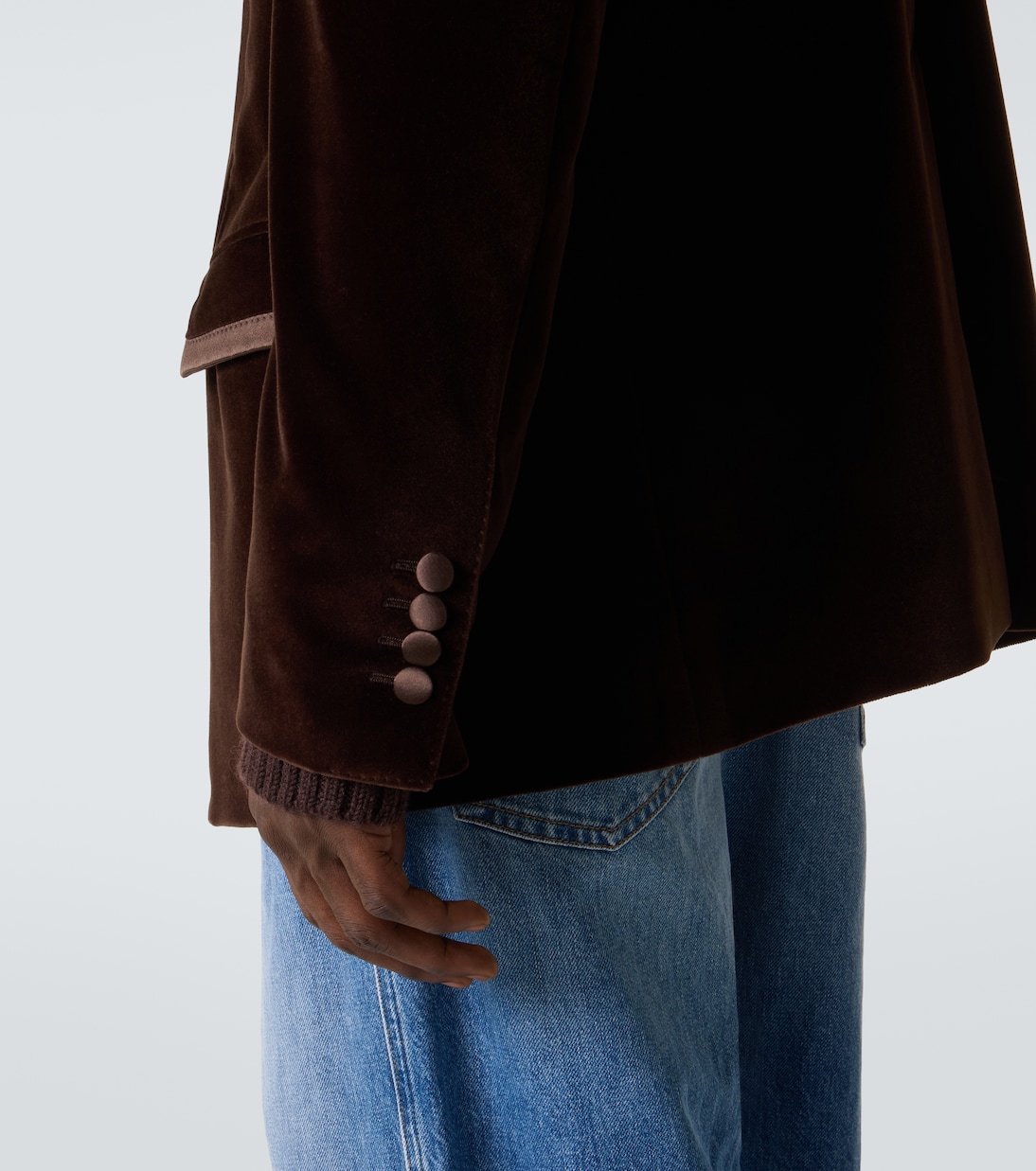 Cotton and silk velvet blazer | Dolce&Gabbana