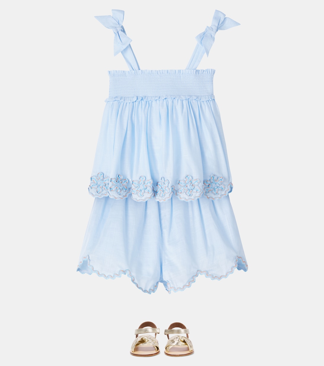 Cascadian cotton shorts | Zimmermann Kids
