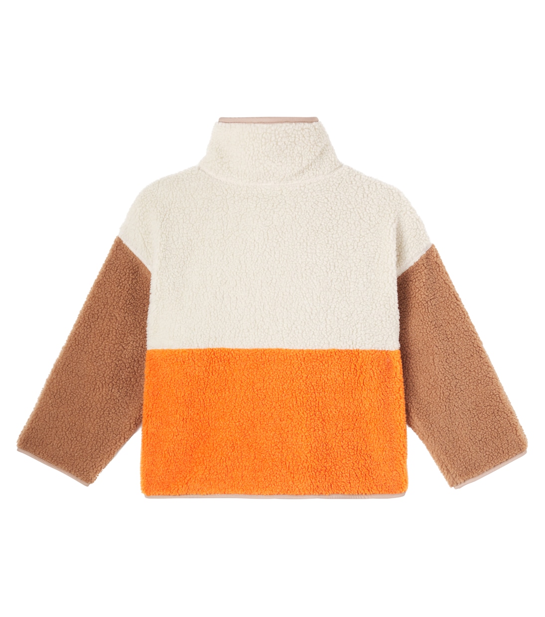 Colorblocked logo teddy jacket | Dolce&Gabbana Kids