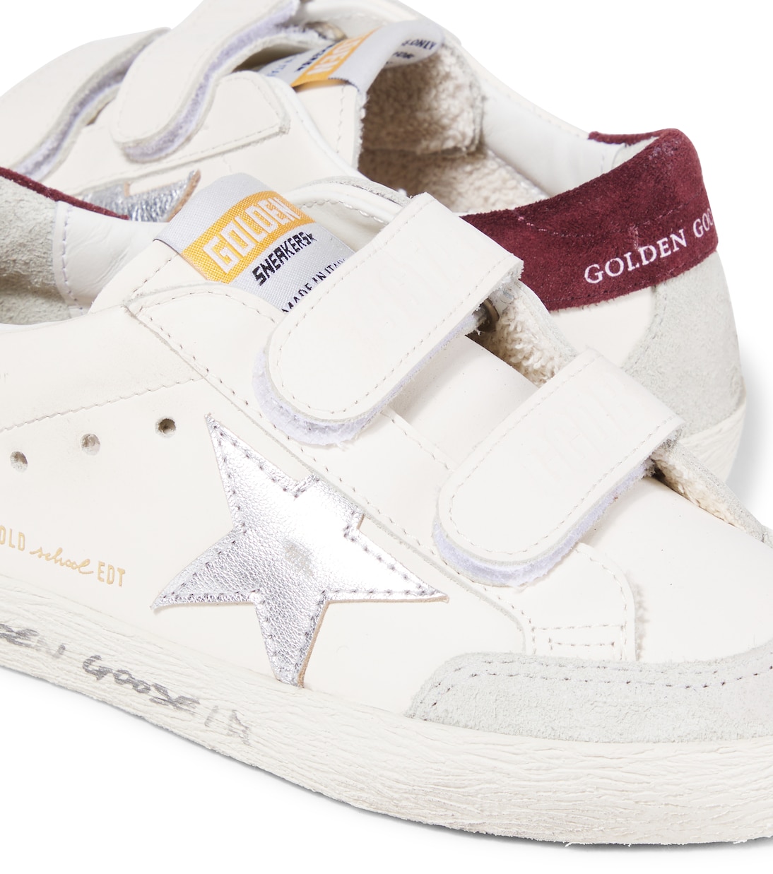 Old School leather sneakers | Golden Goose Kids