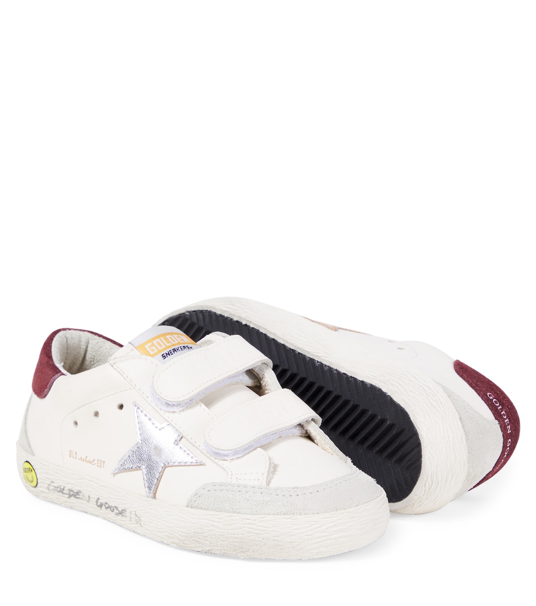 Old School leather sneakers | Golden Goose Kids