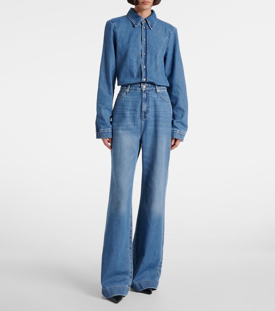 Denim jumpsuit | 7 For All Mankind