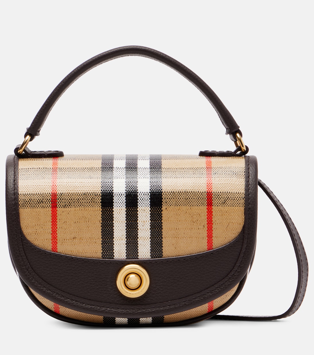 Borsa Highlands Mini in jacquard | Burberry