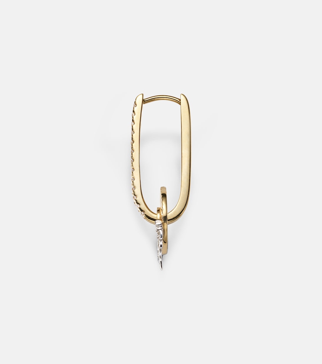 Boucle d’oreille unique en or 18 ct et diamants | FoundRae