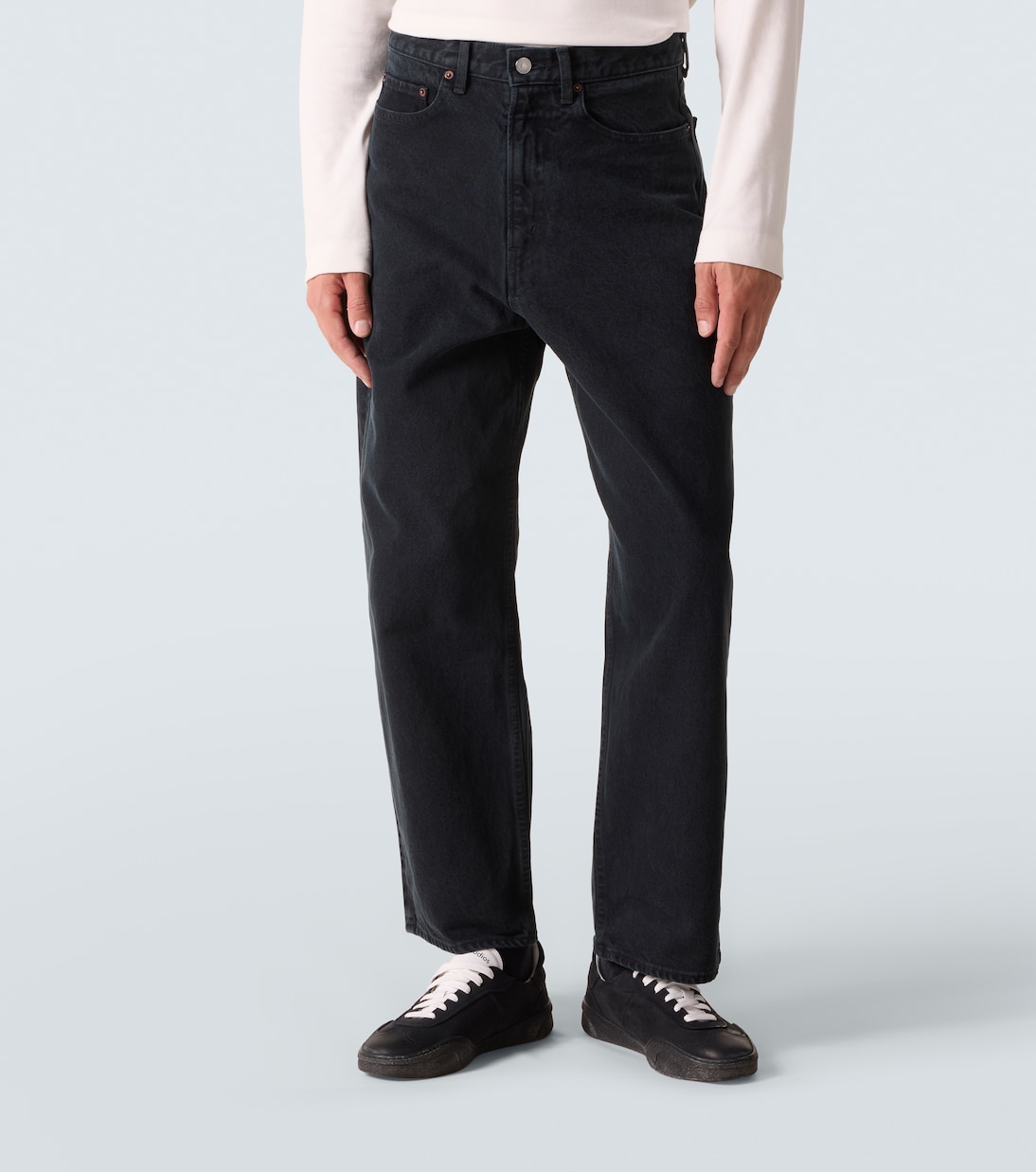 High-rise wide-leg jeans | A.Presse