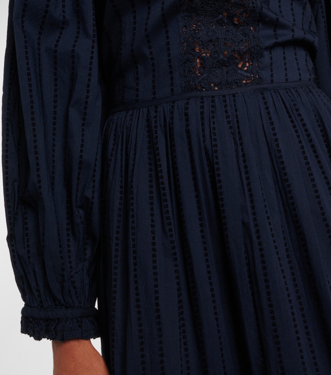 Midikleid Amelie aus Spitze und Baumwolle | Ulla Johnson