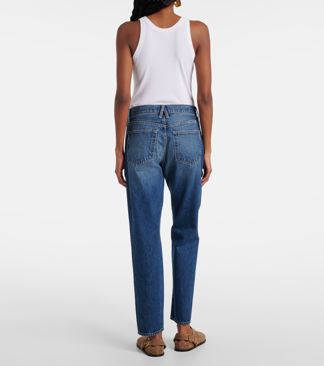 Mid-Rise Slim Jeans Amber | Slvrlake