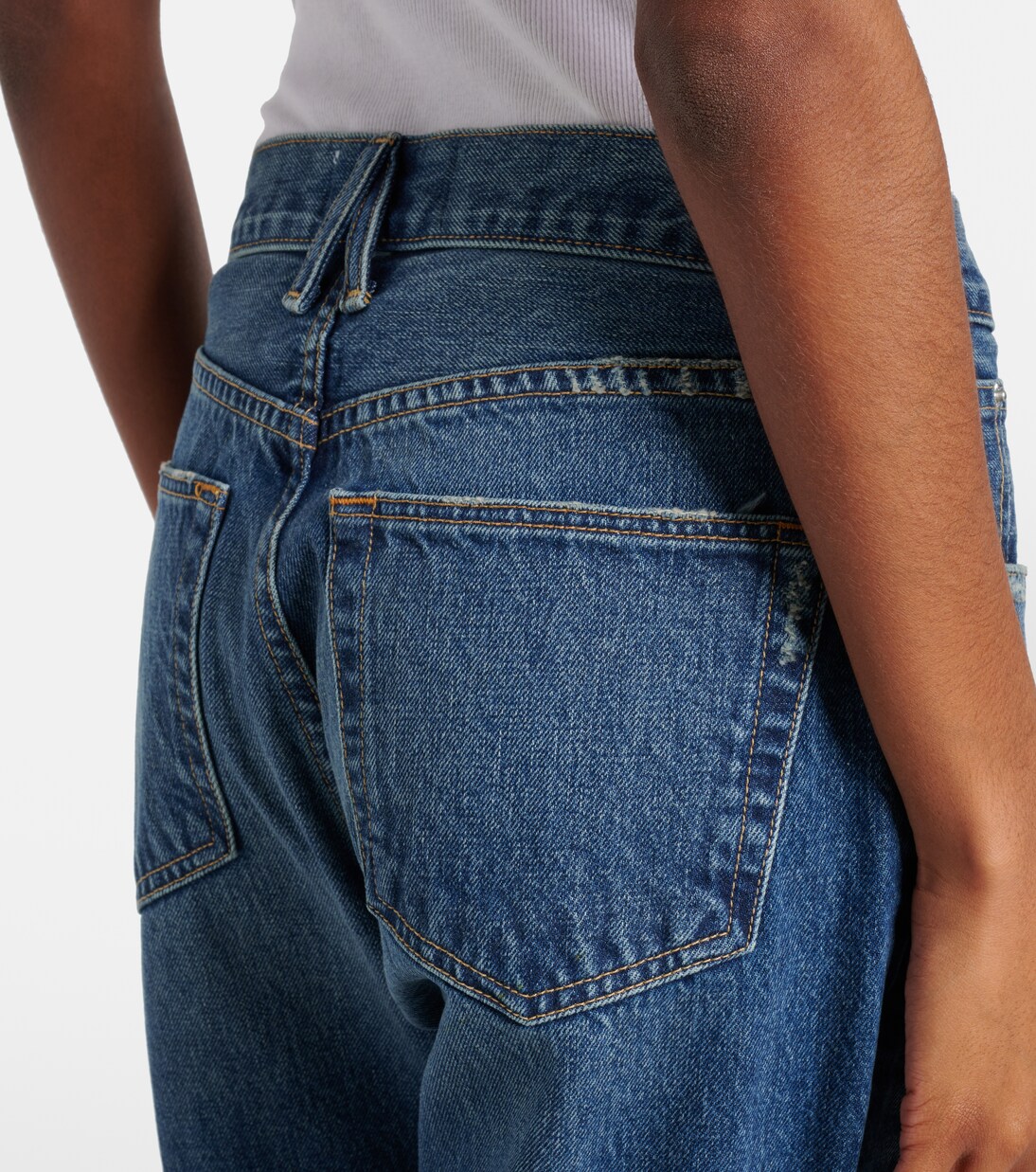 Mid-Rise Slim Jeans Amber | Slvrlake