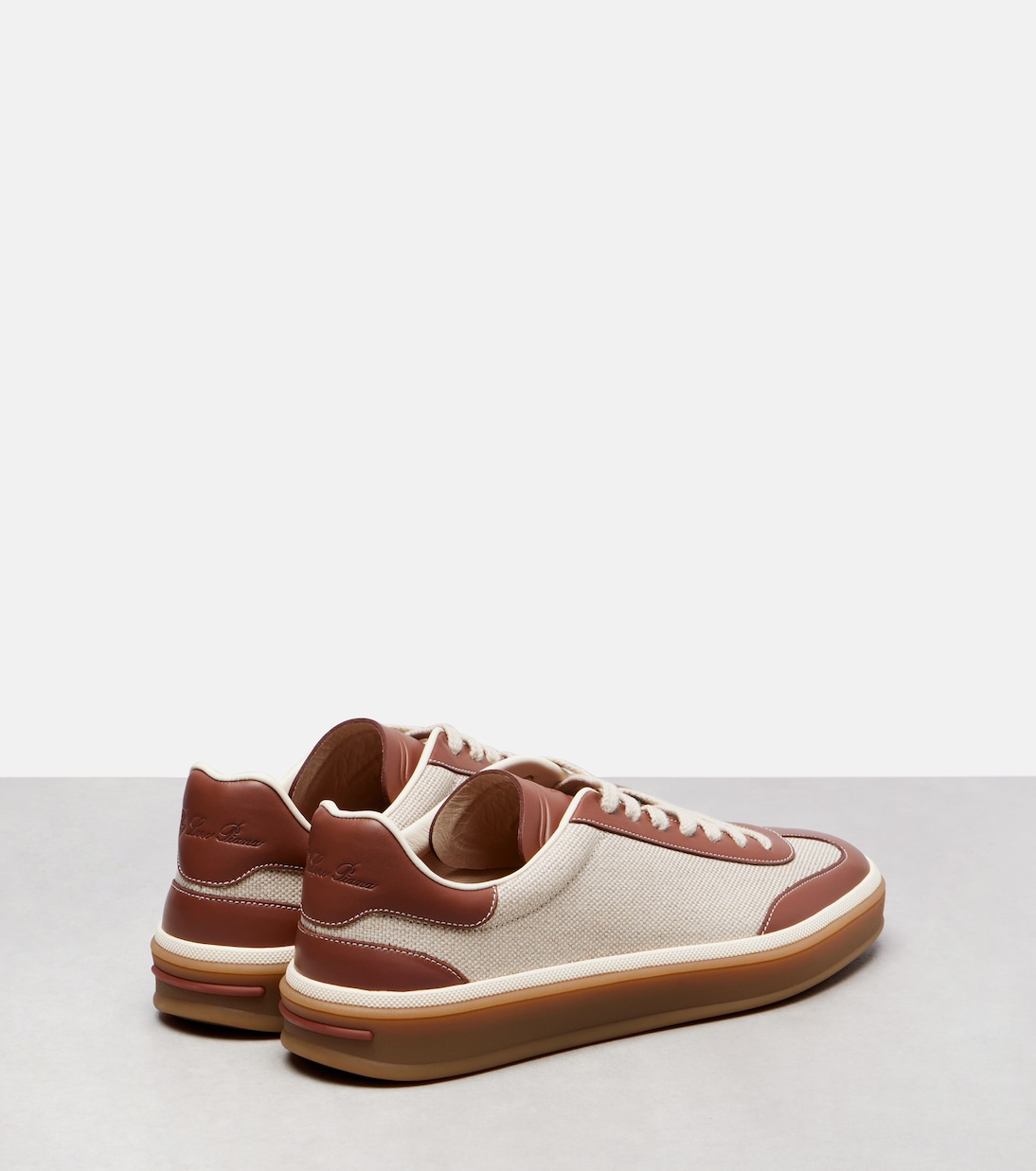 Tennis Walk leather-trimmed sneakers | Loro Piana