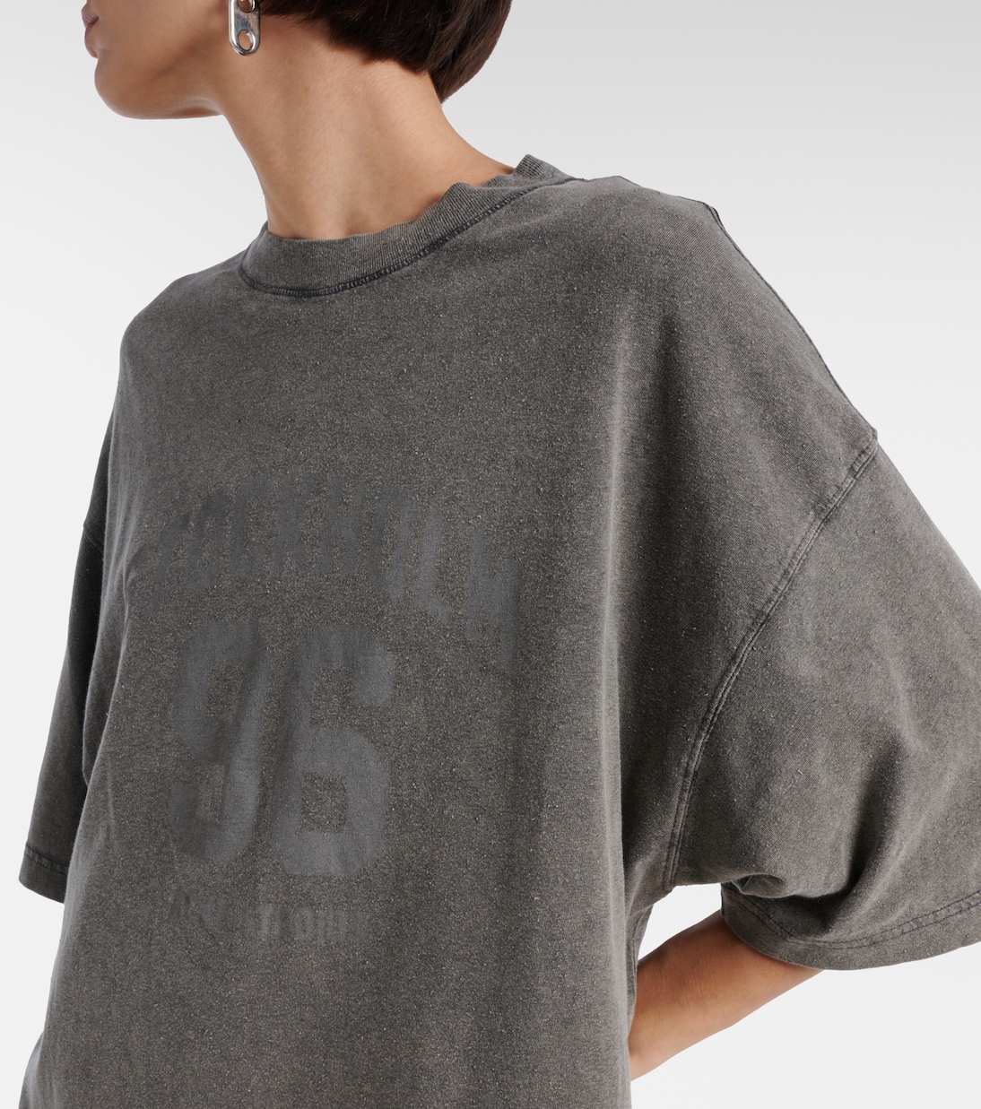 Ennie logo cotton minidress | Acne Studios