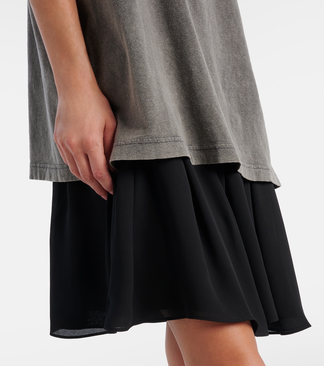 Ennie logo cotton minidress | Acne Studios