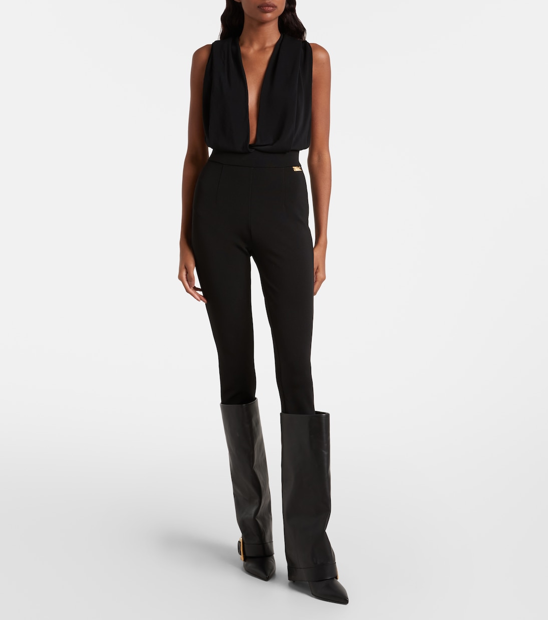 Hooded jersey bodysuit | Balmain