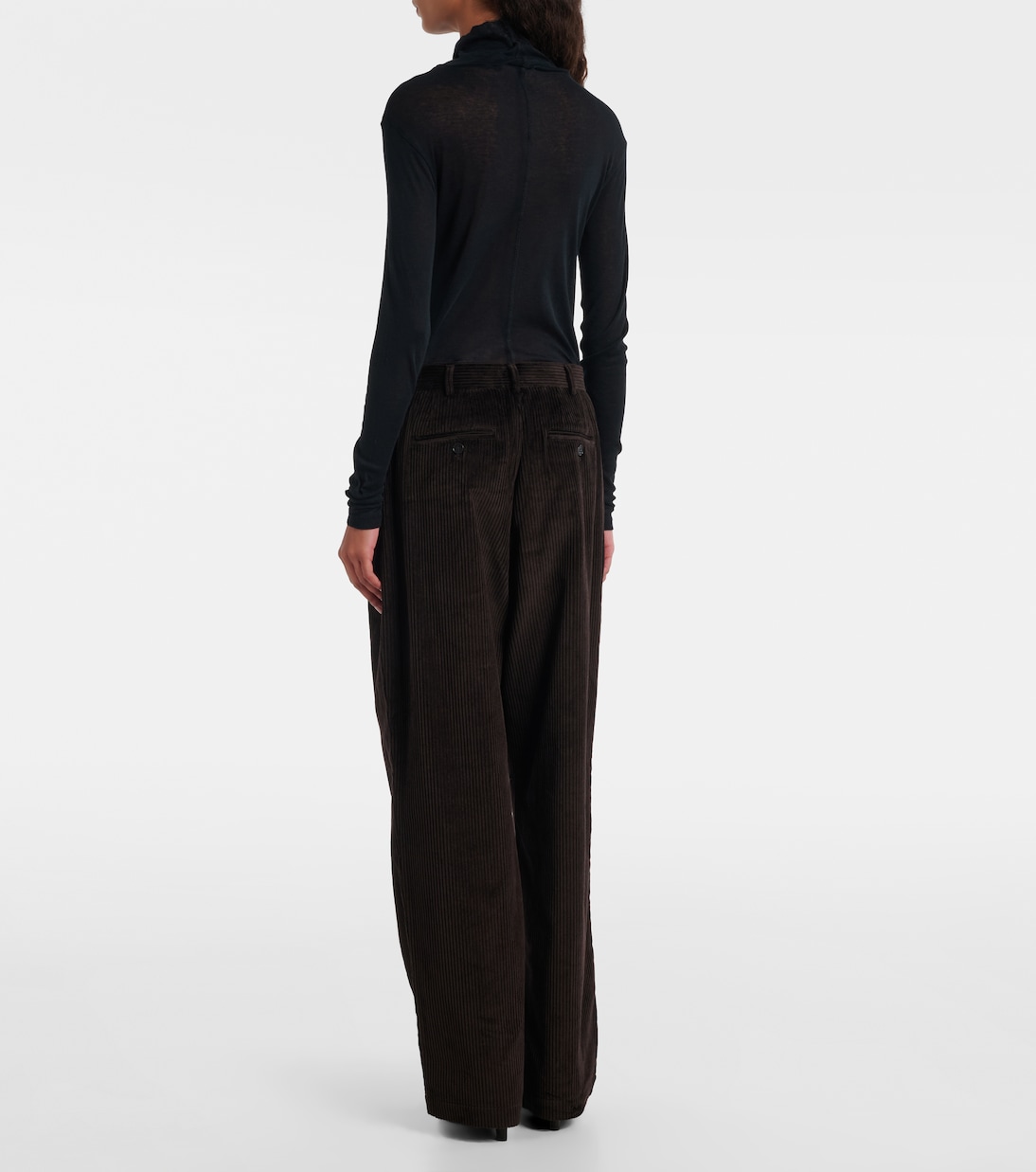Norstrand cotton corduroy straight pants | The Frankie Shop