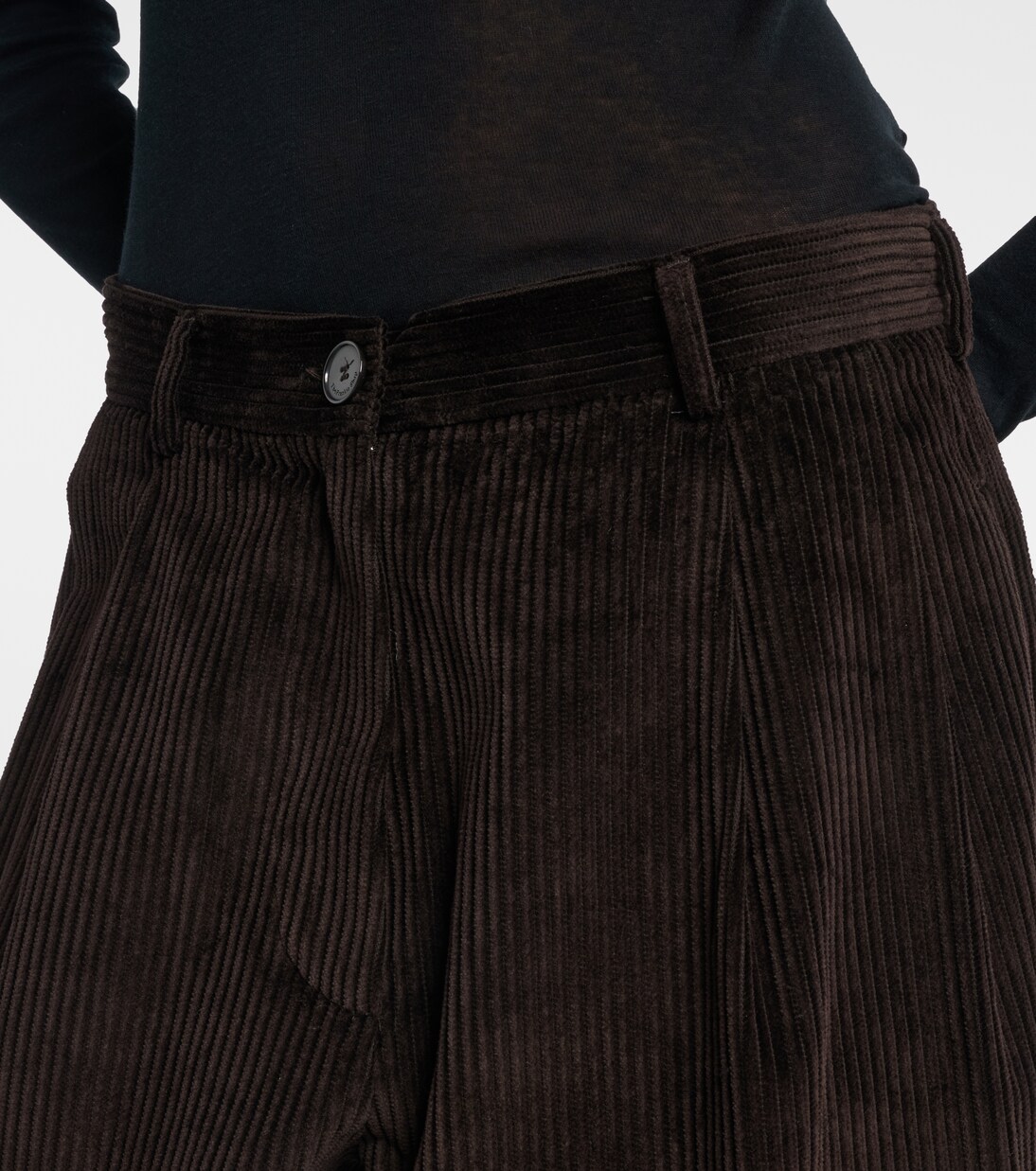 Norstrand cotton corduroy straight pants | The Frankie Shop
