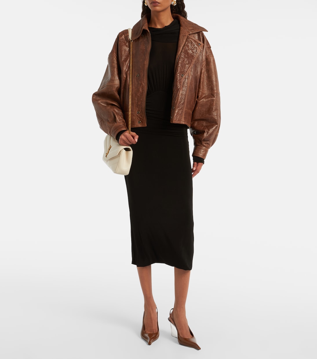 Lou Lou Small leather shoulder bag | Saint Laurent