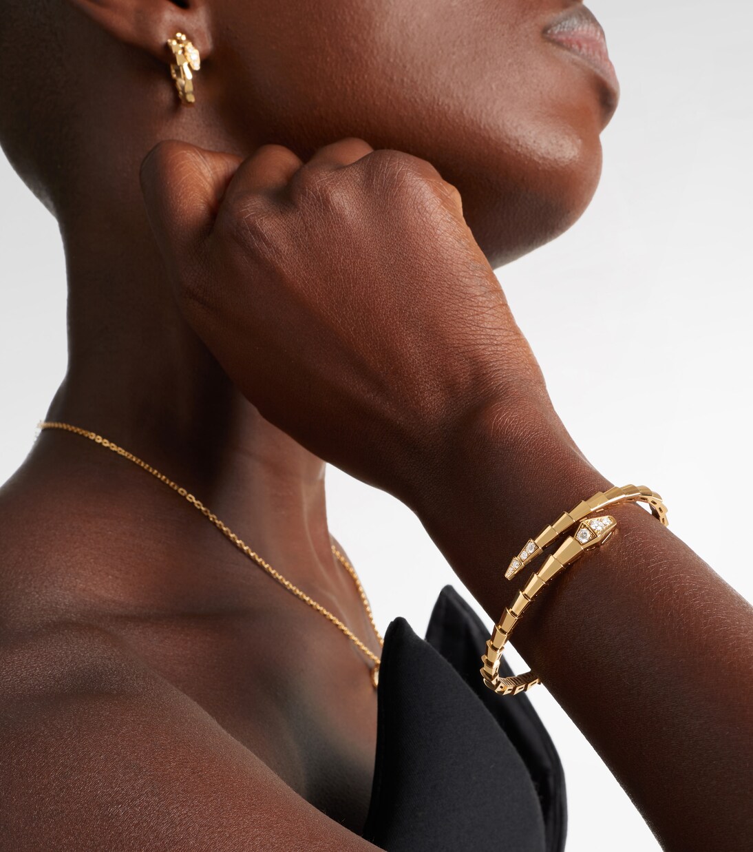 Bracciale Serpenti Viper in oro 18kt con diamanti  | Bvlgari