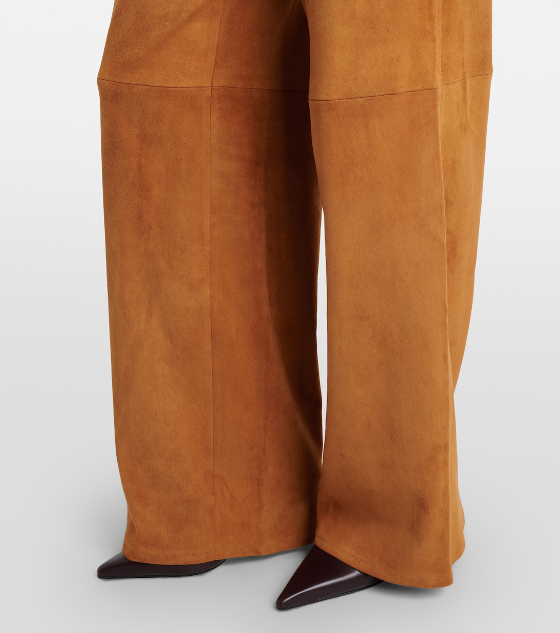 Mytheo suede wide-leg pants | Stouls