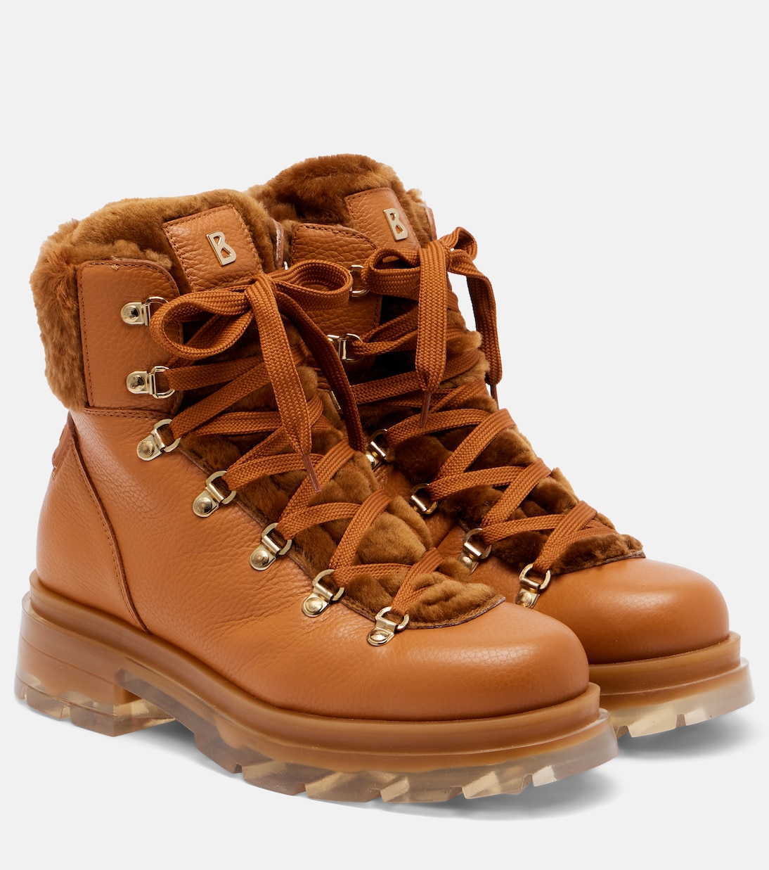 Swansea shearling-lined leather ankle boots | Bogner