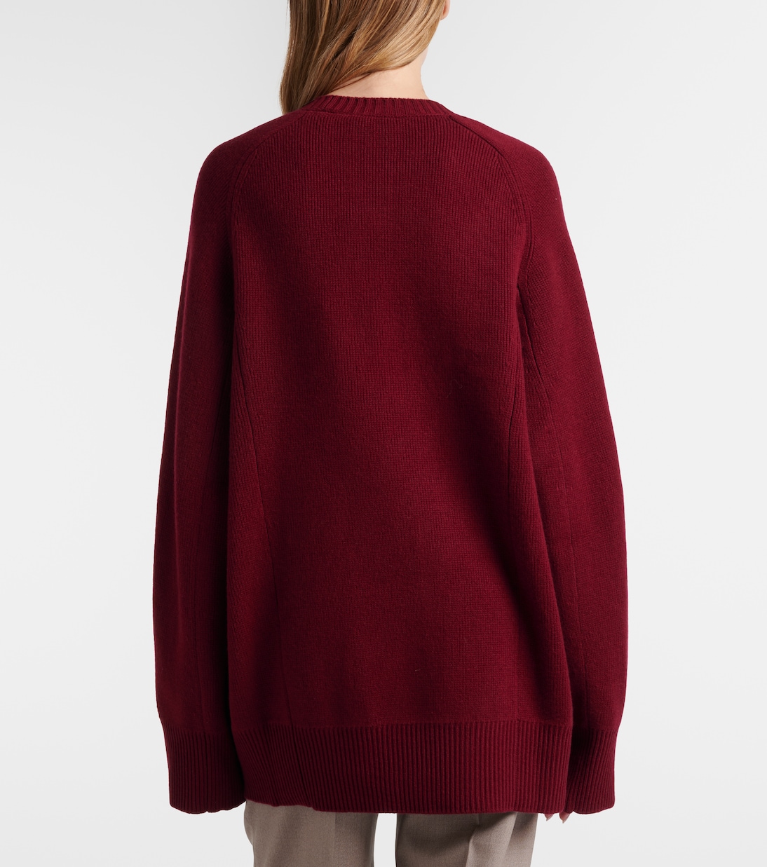 Gathered wool and cashmere sweater | Gucci
