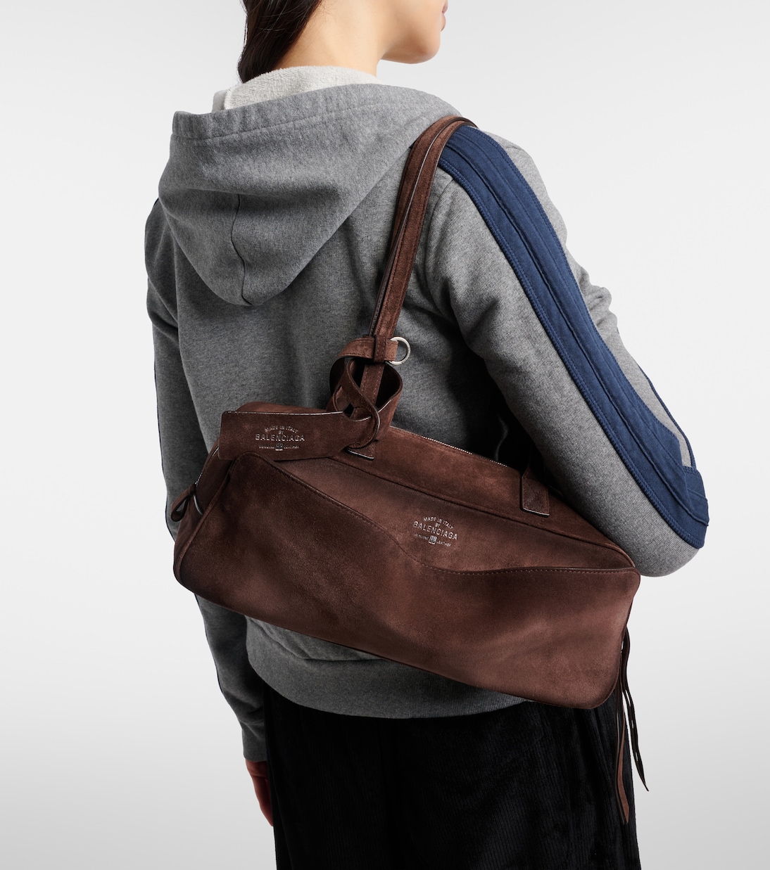 Carrie Small suede shoulder bag | Balenciaga