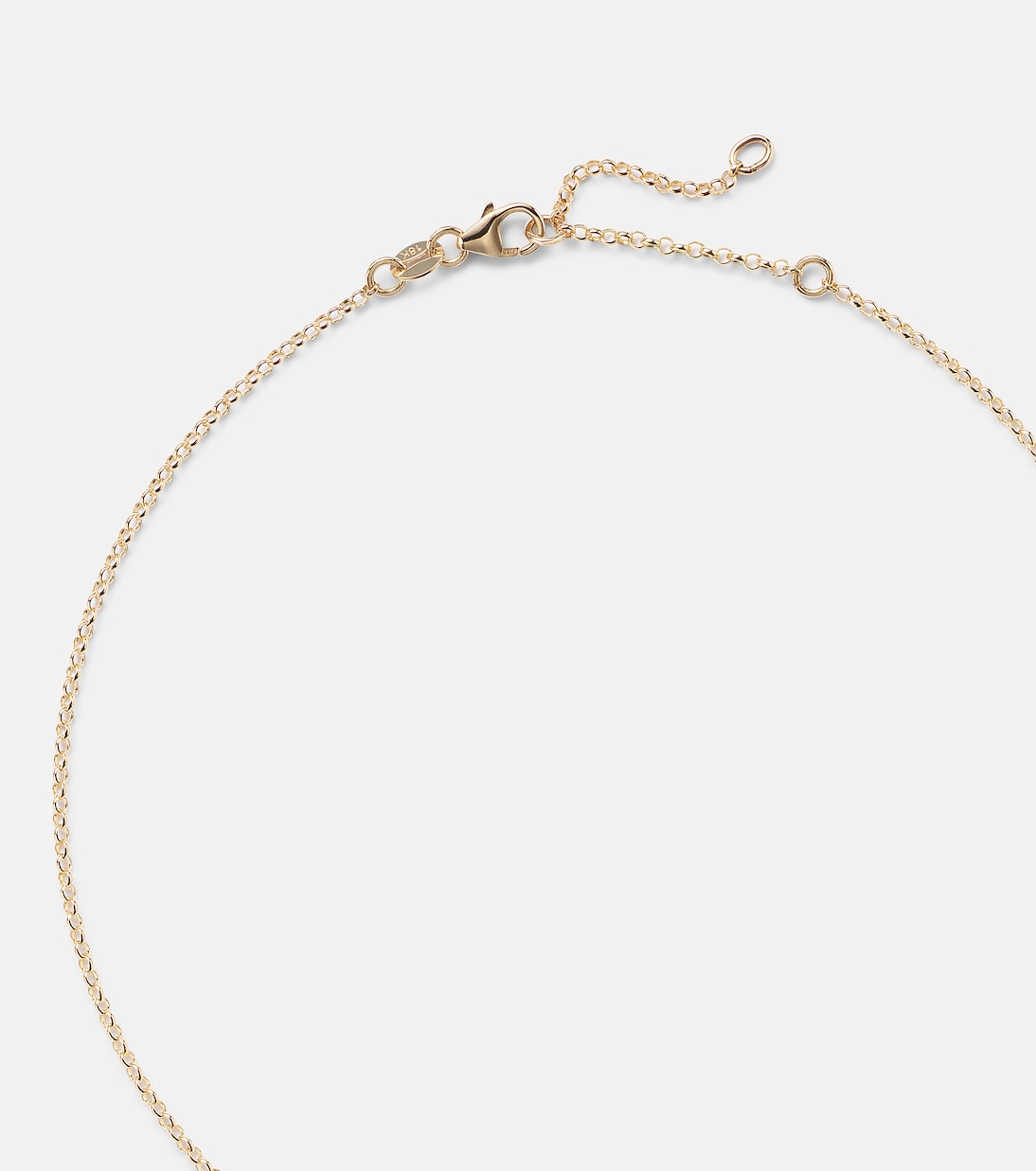 Halskette aus 18kt Gelbgold mit Onyx | FoundRae