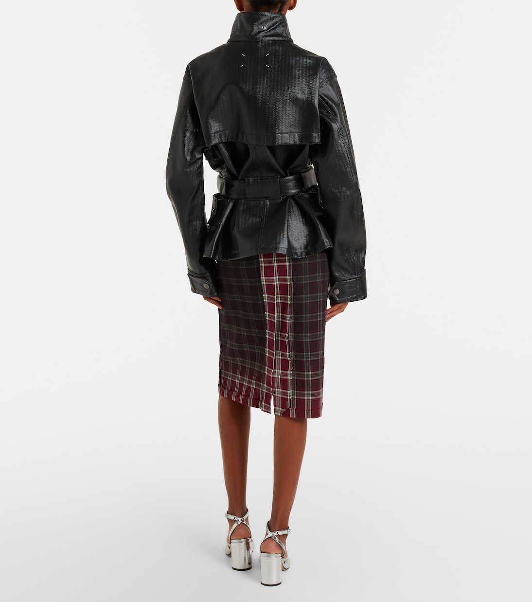 Checked pencil skirt | Maison Margiela